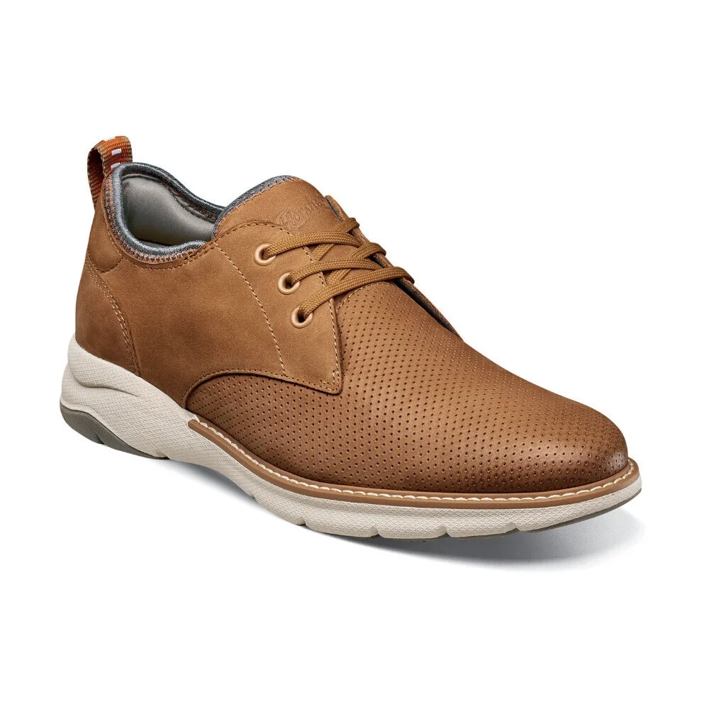 Florsheim Frenzi 14390-240 Oxford Men's US 7 Tan Nubuck Dress Shoes RHS6062